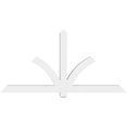 thumbnail image 2 of 72"W x 36"H x 4"D x 4"F, 12/12 Pitch, Redmond Architectural Grade PVC Gable Bracket, 2 of 8