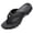 Black, variant on Men's Non-Slip Thong Sandals, Flat Black, 10