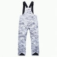 thumbnail image 5 of HCNTES Toddler Kids Snow Bib Overalls Waterproof Adjustable Shoulder Straps Warm Winter Ski Pants for Children(A01-Light Gray,9-10 Years), 5 of 9