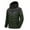 Army Green, variant on XMMSWDLA Tops for Men Patchiwork Casual Thicken Hooded Zipper Keep Warm Jacket Coats