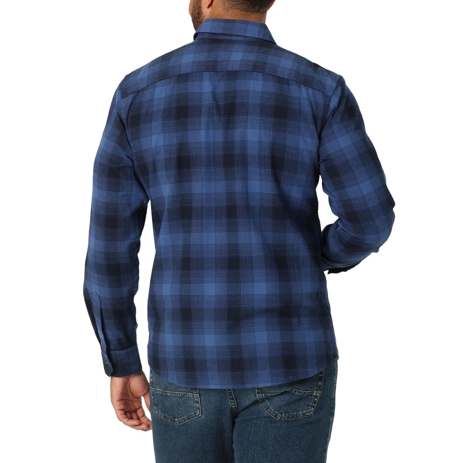 Wrangler Long Sleeve Plaid Shirt