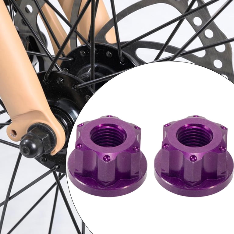 M10 Durable Track Wheel Nuts Bike Fixie Axle Screw For Rear Hub 4pcs