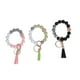 thumbnail image 1 of PULSERA CON LLAVERO DE CUENTAS DE SILICONA, LLAVERO DE METAL, Conjunto de Pulsera Con Cuentas Estilo Borlas, Adecuado Para Mochila, Confesiones de Billetera, 3 UDS., 1 of 7