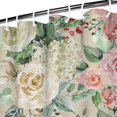 thumbnail image 4 of Waterproof Pioneer Shower Curtain 72x84 Inch Polyester Unique Cute Floral Shower Curtain for Bathroom Hotel Home Decor with 12 Plastic Hooks, 4 of 5