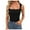 Black, variant on BYHONG Women's Slim Fit Camisole Tank Top Hot Girl Summer Sleeveless Vest, Brushed Soft Womens Blouses & Casual Layering Top Black S