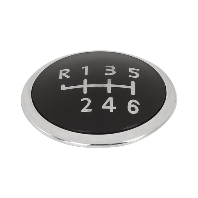5 Velocidades 6 Velocidades Coche Cambio Palanca Perilla Cabeza Insignia Emblema Tapa Cubierta 6 velocidades