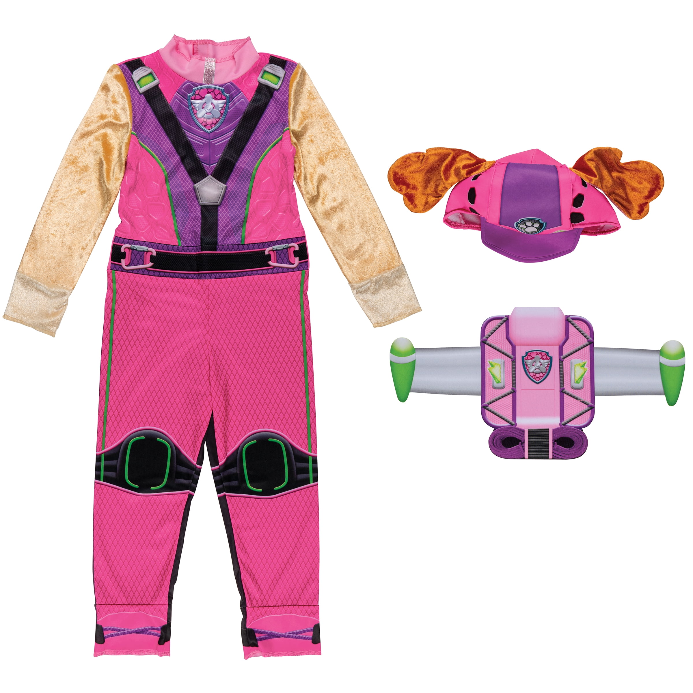 Paw Patrol Skye Dino Halloween Costume for Children, Toddlers Size 2T, by Disguise
