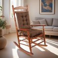 thumbnail image 7 of Rocking Chair Cushion, Thickened Tufted Seat and Back Cushion with Ties, Suitable for Indoor/Outdoor Rocker, 7 of 7