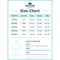 thumbnail image 7 of Summer Mae Plus Size Two Piece Swimsuits for Women Tankini Bathing Suits Flowy Swim Dress with Shorts, 7 of 7