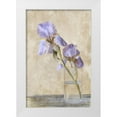 thumbnail image 1 of Murdock, Ramona 13x18 White Modern Wood Framed Museum Art Print Titled - Blue Iris Stem, 1 of 4