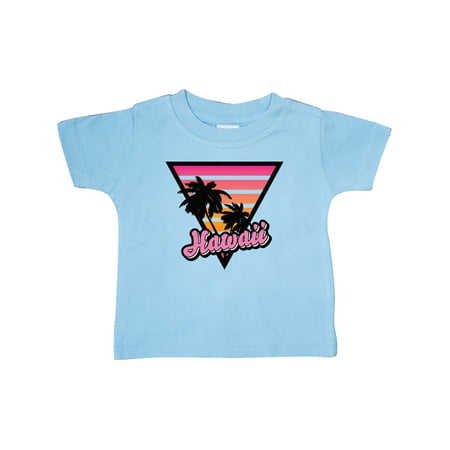 

Inktastic Hawaii with Triangle and Palm Trees Gift Baby Boy or Baby Girl T-Shirt