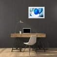 thumbnail image 3 of Watts, Eva 18x13 White Modern Wood Framed Museum Art Print Titled - Blue Bubbles, 3 of 4