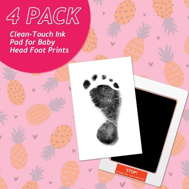4 KIT EMPREINTE Pieds et Mains Bébé Enfant Empreinte Clean Touch 8Tampons  EUR 9,70 - PicClick FR