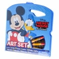 thumbnail image 7 of 1 SET Mickey Mouse Character Art Tote ART PAD CRAYON MARKER GEL PEN STICKER ROLL WATERCOLORS MIXING TRAY BRUSH, 7 of 7