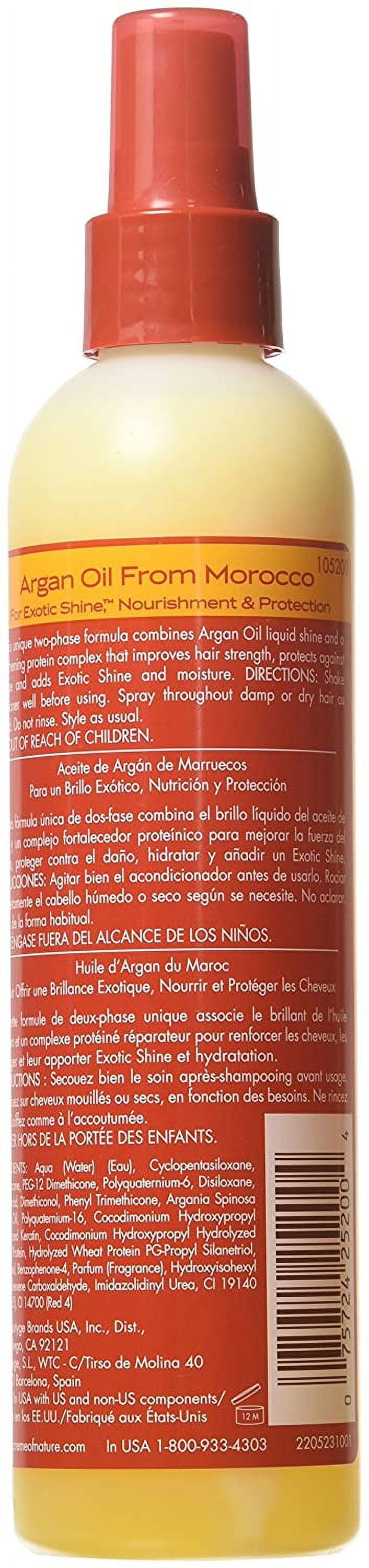 Creme of Nature Strength & Shine Leave-in Conditioner With Argan Oil From Morocco, 8.45 oz (Pack of 4)
