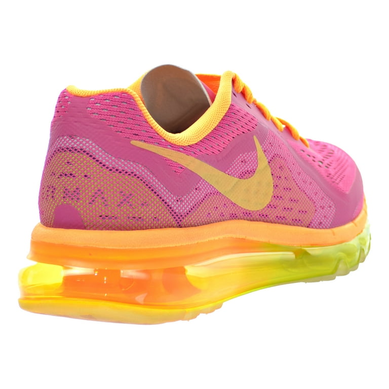 Nike Air 2014 (GS) Big Kid's Shoes Mango/Venom Green 631331-638 - Walmart.com