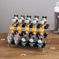thumbnail image 1 of Black/Clear Acrylic Display Riser Shelf for Funko Figures Collections Doll Makeup Storage Holder Cupcake Stand Perfume Organizer QZX, 1 of 7