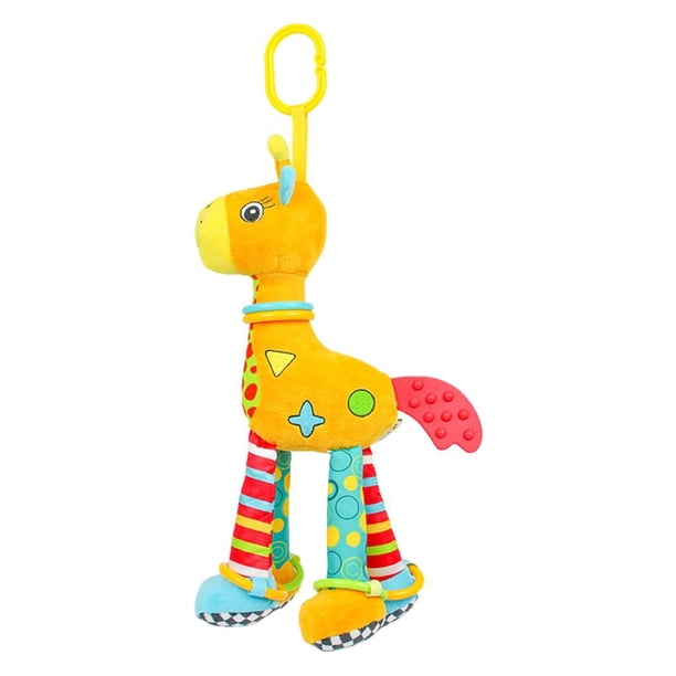 Sonajeros para Colgar Zulema Juguetes para Bebés Mordedores Forma Jirafa 45x20 cm