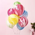 thumbnail image 2 of LCXmlly Baby Shower Balloon Festive Balloon Elegance: 12inch Latex Agate Pattern Balloon Set, 2 of 6