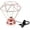 Rose Gold, variant on LINLIN Metal Shade Table Lamp,Geometric Diamond Shape Edsion Bulb Night Light Desk Light USB Powered Ambient Lights for Bedroom Wedding Christmas Home Decoration