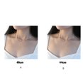 thumbnail image 4 of Decodeary Collier Chaîne Texture Haut de Gamme à Assortir avec Robe et Hauts Perles Type 1 40cm 1Ensemble, 4 of 6
