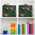 thumbnail image 6 of Yayeee Canvas Storage Basket with Handles for Shelves Fabric Bins Closet Organizer, Tiger and Peacock Pattern, 6 of 8