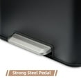 thumbnail image 5 of Lumiparty 30L/8 Gal Trash Can, 2 x 4 Gal Stainless Steel Doul Trash Can with Recycling Bin, Soft-Close Lid, Step-On Garbage Bin, Black, 5 of 9