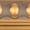 Gold Leaf with Bead Compo, variant on ArtToFrames 18x18 inch Gold Step Picture Frame, Gold Wood Poster Frame (4548)