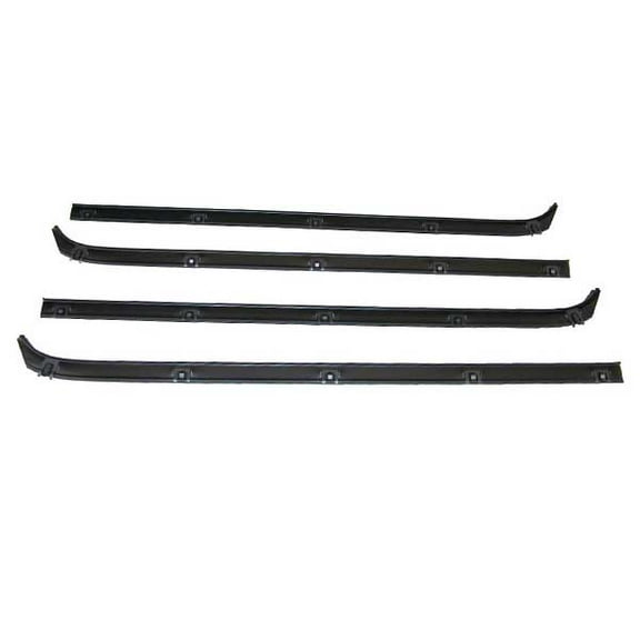INNER AND OUTER DRIVER SIDE AND PASSENGER SIDE DOOR WINDOW BELT       WEATHERSTRIP KIT; 4 PIECES