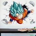 thumbnail image 4 of JM Dos pegatinas de pared de ventana falsa de dibujos animados de Seven Dragon Ball, papel tapiz decorativo de pared de fondo de dormitorio de Rey Mono Saiya King Mono Saiya JM, 4 of 5