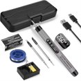 thumbnail image 1 of Mini Cordless Soldering Iron Kit USB Portable Soldering Iron Gray, 1 of 5
