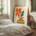thumbnail image 3 of Bold Blooms in a Patterned Vase - India Illustration Floral Modern Art Geometric Botanical Minimalist Pop Art Boho Unframed Wall Art Print 8 x 10 inches, 3 of 13