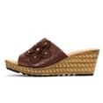 thumbnail image 2 of Sandalias Caribe para Mujer 23723 cafe 24.5, 2 of 5