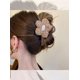 thumbnail image 5 of 2 pinzas para el pelo trenzadas y esponjosas con flores de felpa para mujeres y niñas, horquillas de medio moño de sujeción fuerte para cabello grueso y fino, elegantes accesorios para el cabello riz, 5 of 5