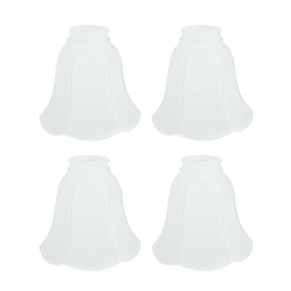Aspen Creative 23075-4 Frosted Transitional Style Replacement Glass Shade, 2-1/8" Fitter Size, 5" high x 5-3/4" diameter, 4 Pack