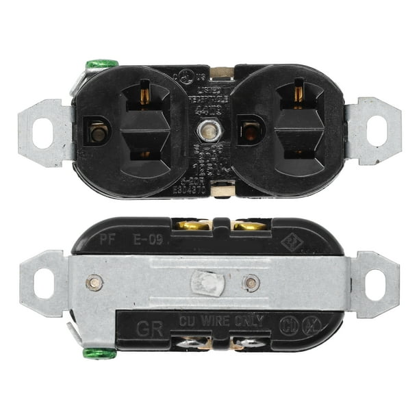 Toma de enchufe Industrial Doble, Generador Enchufe AC2500V Resistencia Al Desgaste de Resistencia 20A para Secadoras