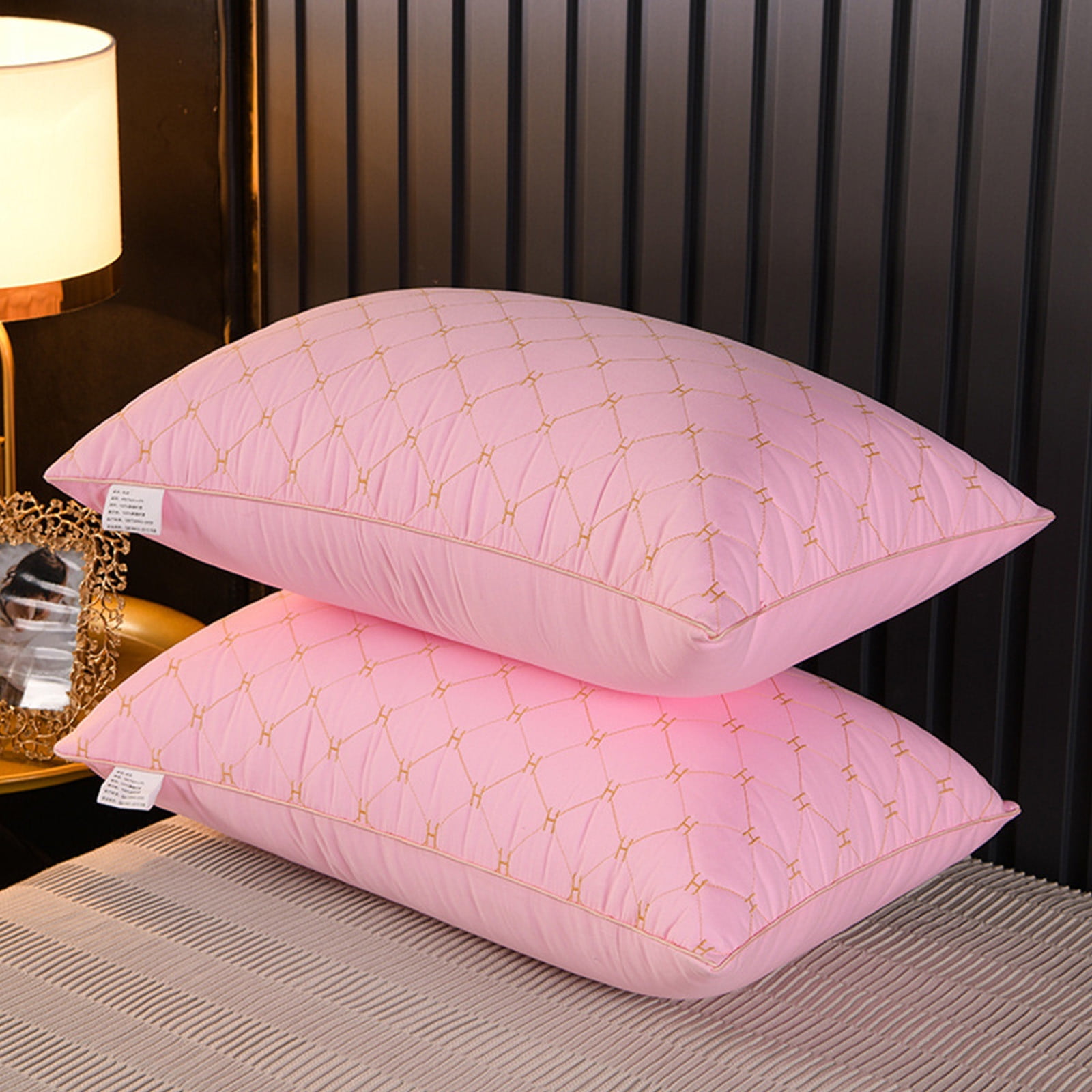 Nsxcdh Soft Cervical Support Core Pillow,19x29 Inch Low Profile Non-Collapsing Pillow for Neck Pain,Sleep Aid for Adults & Students