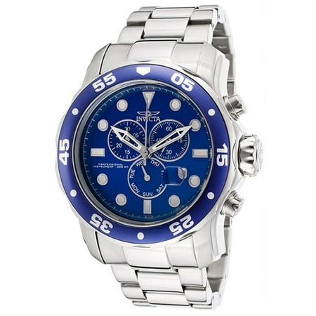 Invicta Pro Diver Chronograph Blue Dial Stainless Steel Men's Watch 15082 Watch