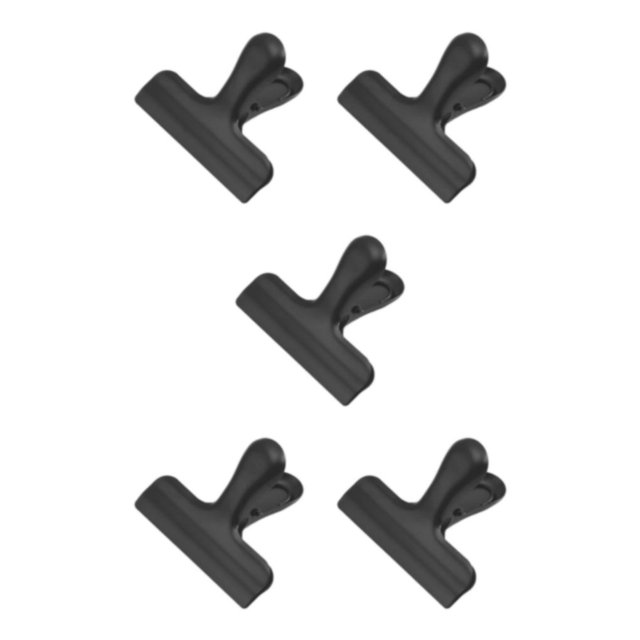 Guardoinrt 1/2/3/5 10pcs Secure Fixation With Durable Stainless Steel Spring Clip Multi-functional black 5PCS