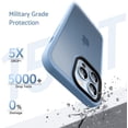 thumbnail image 2 of Designed for iPhone 13 Pro Case, [Support Wireless Charging] Soft Silicone Slim Anti-Scratch Phone Case for iPhone 13 Pro 6.1 inch, Light Blue, 2 of 13