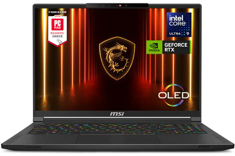 Laptop MSI Stealth 16" i9 RTX5070 32GB RAM 1TB SSD