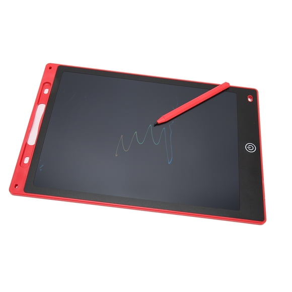 Kids LCD Writing Tablet 12 Inch, Color Screen Doodle Board, Pressure Sensitive Doodle Pad Drawing Board with Pen Holder, One Touch Erase, Improve Concentration