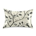 thumbnail image 7 of Yayeee Pillowcase Standard Size Set of 2 Satin Wrinkle Resistant Pillow Case, Leaves Pattern, 7 of 7