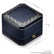 thumbnail image 4 of Caja de anillo octogonal Caja de regalo de joyería de compromiso oso de fresa Electrónica, 4 of 5