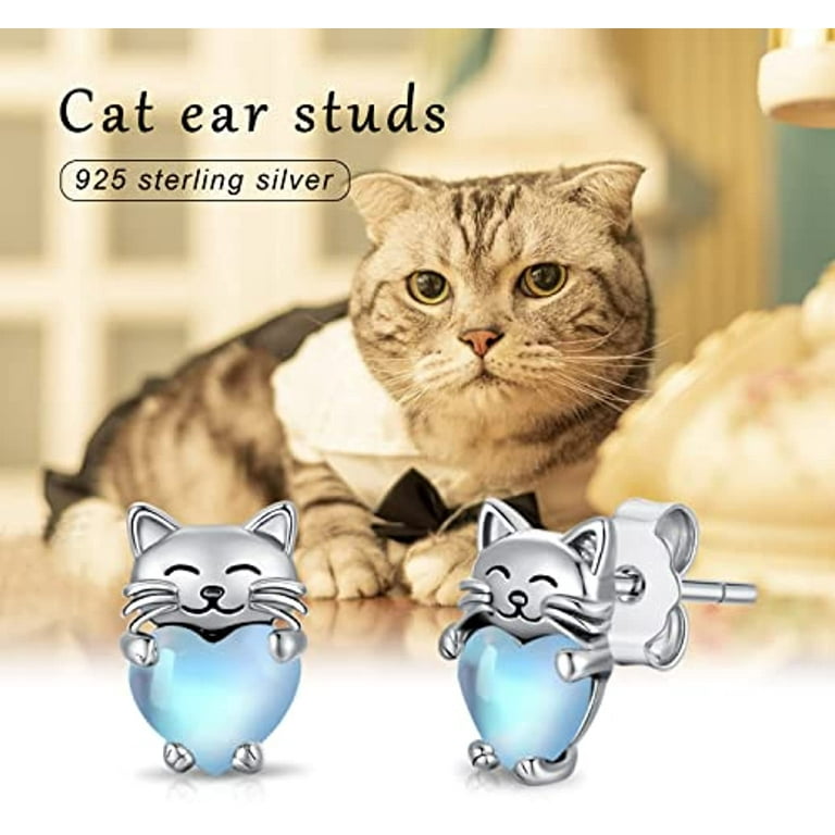 Animal earrings silver deals
