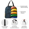 thumbnail image 4 of Honeii Rainbow Sausages On Dark Slate Print Lunch Bag Women, Lunch Box Lunch Bag for Women Adult Men, Small Leakproof Cute Lunch Tote Large Capacity Reusable, 4 of 8