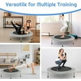 thumbnail image 4 of HLL Rebounder Trampoline for Adults, Mini Exercise Trampoline with Safety Pad, Foldable Rebounding Fitness Trampoline for Indoor/Outdoor, Small Workout Trampoline for Adults (Grey, 36"), 4 of 8