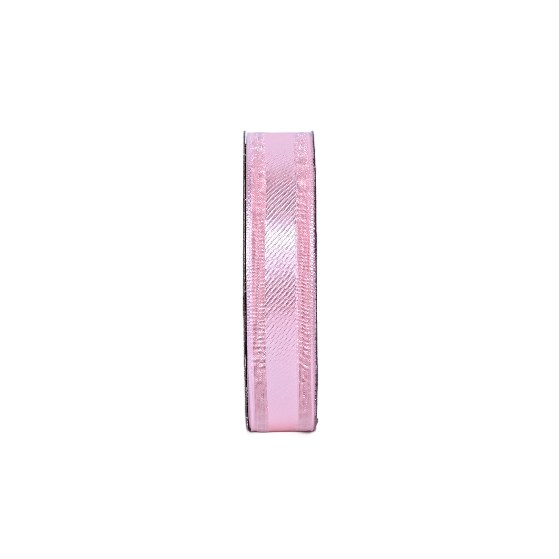 Offray Ribbon, Light Pink 5/8 inch Kendra Sheer Ribbon, 9 feet