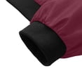 thumbnail image 6 of Cmfcve Men's Zip up Bomber Jacket Ribbed Collar Lightweight Long Sleeve Jacket Fall Fashion Baseball Coat Outerwear with Pockets, 6 of 9