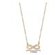 thumbnail image 3 of Gargantilla De Oro De 10k De Infinito Con Zirconia, 3 of 5